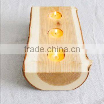 new arrivals country design wooden candle holders