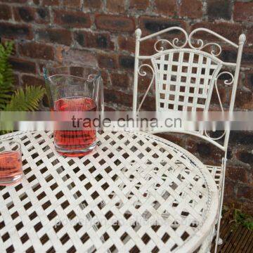 Fabulous Steel 2 Folding Chair 70cm Round Bistro Set Outdoor Furniture photo-4
