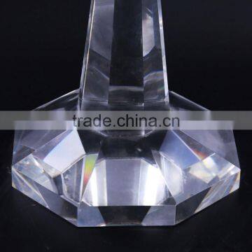 China Manufacturer Simple Design Centerpieces Crystal Candelabra Manufacturer Sale