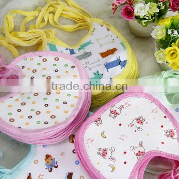 Trangle Cotton silicone baby bib Wholesale