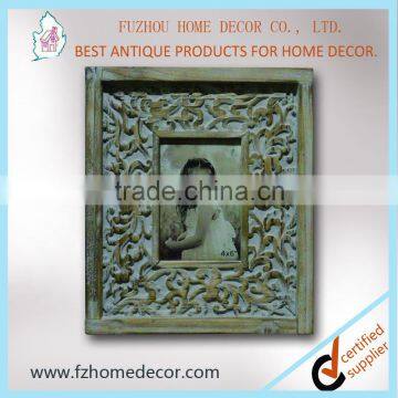 Hot Sale Wood Engraved Photo Picture Frames Wood Carved Picture Frames photo-3