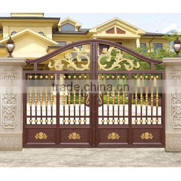 Garden Decoration Color Painted Metal Cast Aluminum Garden Gate photo-6