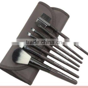 Popular Hot Selling Colorful 7 in 1 Make-Up Brush Set High Quality Comestic Brush With CROCO Bag For Brushes photo-4