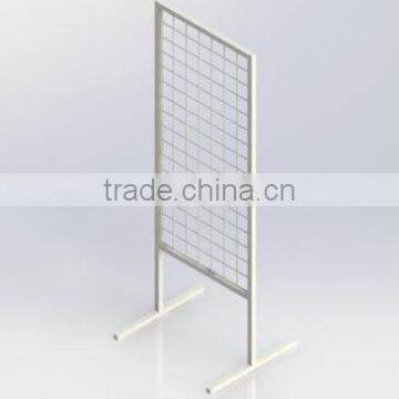 C8569 60cm width gridwall floor standing display rack