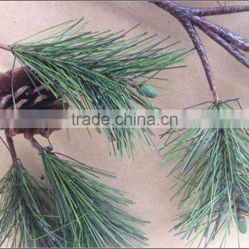 Plastic Pine Branch With Cone photo-2