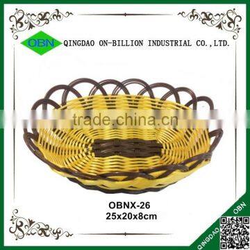 Wholesale Hand Woven Food Grade Plastic Bread Basket photo-2