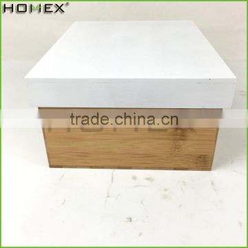 Bamboo stackable storage box Homex BSCI/Factory