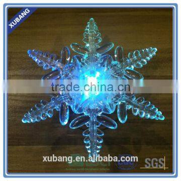 LED snowflake with a suction cup