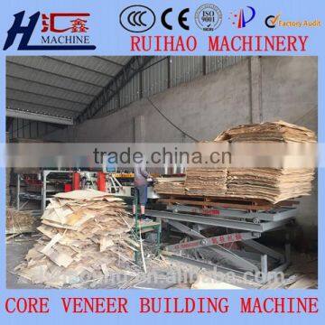 Woodworking Hydraulic Composer/CNC Veneer Core Builder/plywood Core Veneer Composer Jointing Machine photo-3