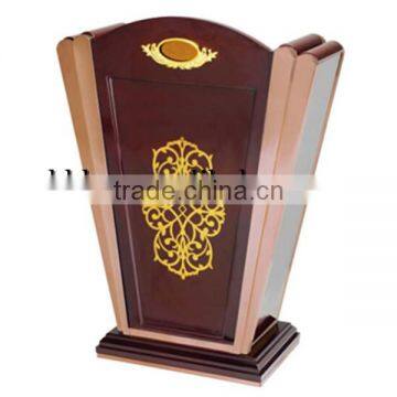 Wholesale Guangzhou Hotel Product Wholesalers Restaurant Supplies Wooden Conference Lectern Podium Wooden Church Rostrum T350 photo-5