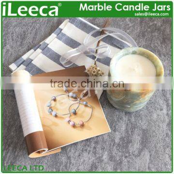 Premium stones candles jars for marble candleholder