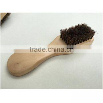 Wild Boar Bristle Brush Brush With a Handle for Men, Schima Superba Beard Brush Can be Carved Logo photo-3