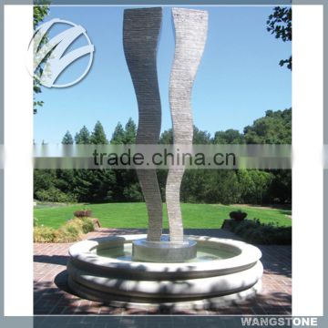 Modern large metal garden sculpture for garden ornament