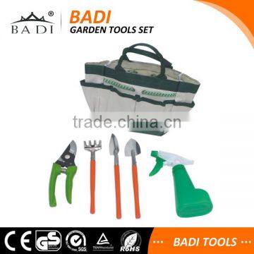 Top selling 5 piece mini garden tool set with bag