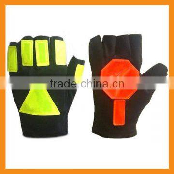 UPF50+ Lycra Sun Protective Reflective Traffic Gloves photo-3