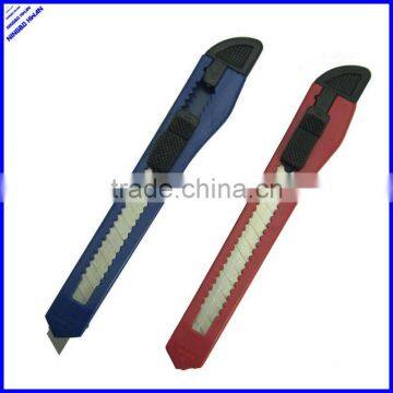 Hot selling 3pcs blister card packed cheap mini utility knife