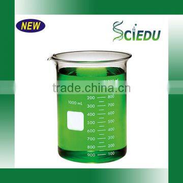 Tall Form Glass Beaker 50ml with Spout and Graduation