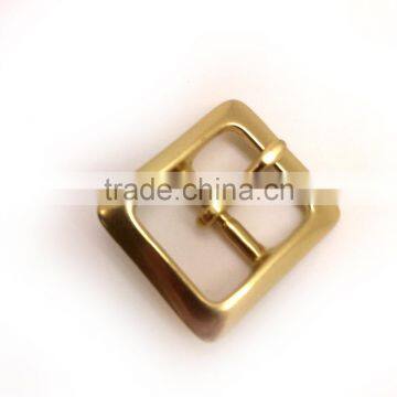 Solid Brass Center Bar Buckle With One Prong, Polished Belt Buckle photo-2
