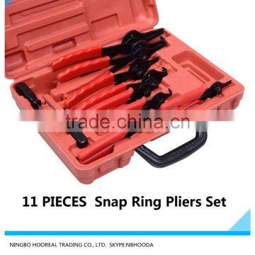 Snap Ring Plier Set 11pc Mechanic PRO Circlips w/Case Car Truck Motorcycle