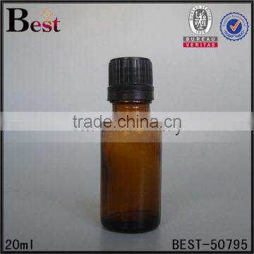 20ml Amber Glass Bottle Aluminum Cap Essential Oil Fragrance Perfume 20ml Amber Glass Bottle Plastic Cap Cosmetic Packaging photo-3