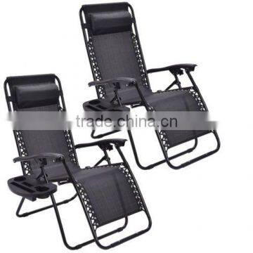 Classic Steel Tube Folding Adjustable Zero Gravity Chair photo-4