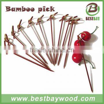 Bamboo Knot Skewer Green,black,red Color photo-2