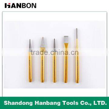 5 Pcs Gold-plated Quality Pin Punch Sets photo-6
