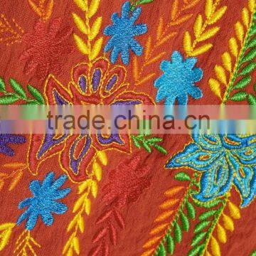 Mexican Women Summer Boho Off-The-Shoulder Colorful Embroidery Patch Crinkled Cotton Mini Names Of Girls Dresses HSD5858 photo-6