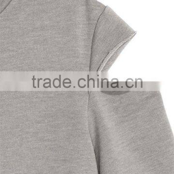 Cropped Jersey Top With Short Sleeves With Openings Crop Tops Wholesale photo-3