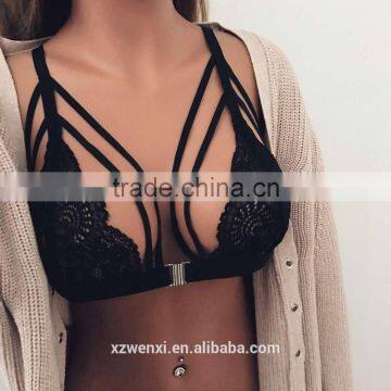 wholesale sexy woman crop top ladies lace bralette sexy girl bikini lingerie