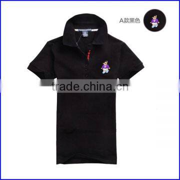 2017 Trending Products Wholesale Fashion Women's Black t Shirt New Style Women t Shirt