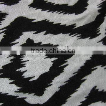 Polyester spandex printed fabric