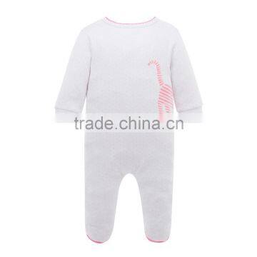 2017 New Fashion Girl Clothes 100% Cotton Animal Design Newborn Baby Rompers For Winter photo-2