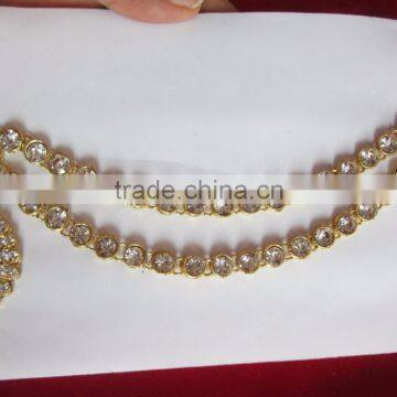 SIDE TIKA TIKA GOLD TONE CRYSTAL Hair Accessory photo-2