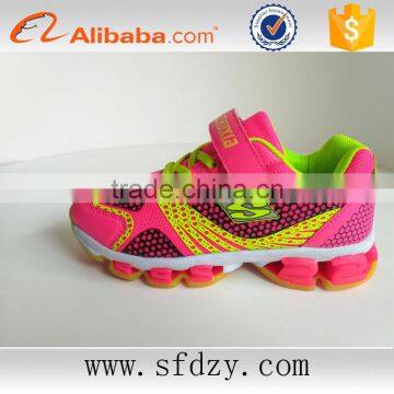 Comfortable kids sport shoes kids girls walking sneakers china wholesale