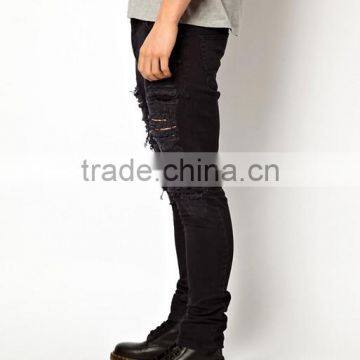 Men Jeans 2016 Fashion Jeans Back Pocket Design Skinny Jeans photo-4