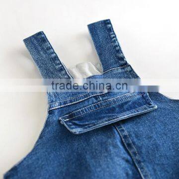 0-3 Years Wholesale 2017 New Autumn Cotton Sleeves Denim Rompers Baby Jumpsuit (pick Size ) photo-3