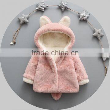 2016 Wholesale children boutique clothing kids winter coat for girls