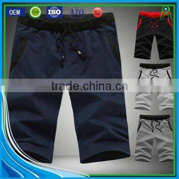 Custom Breathable Cotton Polyester Blend Men's Sweat Shorts photo-2
