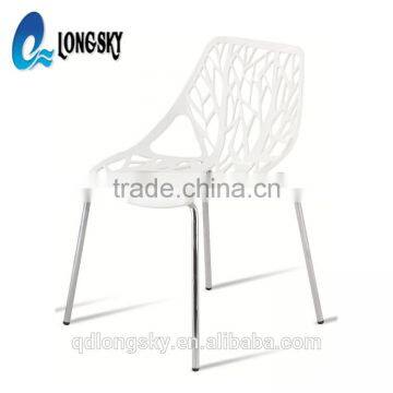 LS-4009 Wholesale Modern Cheap Colorful Stacking Plastic Dining Chair For Dining Room Furniture photo-4