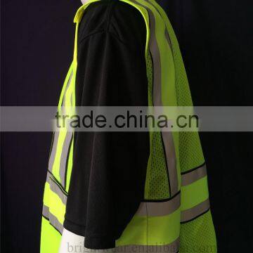 ANSI 107 Public 5 Point Breakaway Style Yellow High Visibility Vest