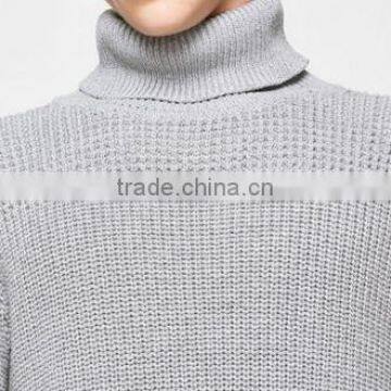 Wholesale Solid Color no Pattern Winter Warm Thick Turtleneck Sweters for Man photo-6