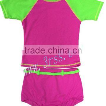 kids swimwear rash guard for girls