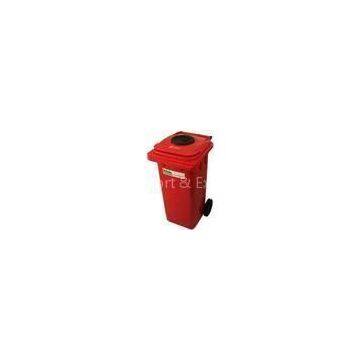 Eco-Friendly Convenient 240 LT Red Plastic Recyling Wheely Bin for Street, Park