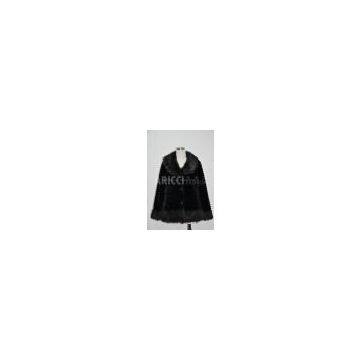 Faux fur coat, fake fur jacket, artificial fur garment  AR-5650
