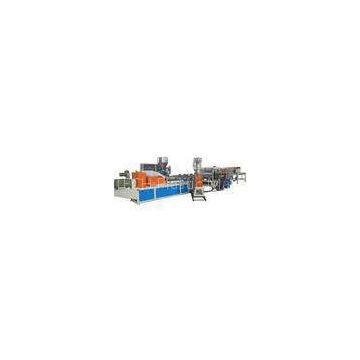 Twin Screw Compounding Extruder For Pvc Corrugated Tile Production Line 55kw + 18kw