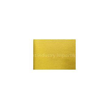 Furniture Yellow PVC Vinyl Fabric Synthetic Leather Breathability