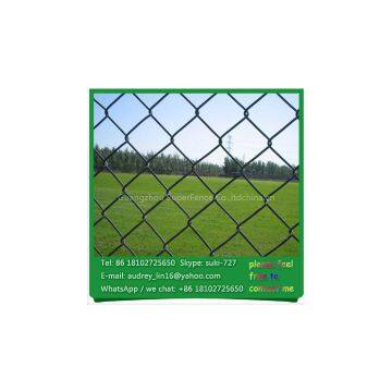 Cheap anti rust PVC coated diamond mesh fence 60 x 60 chain link mesh