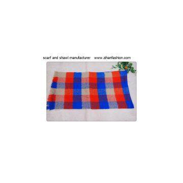 Plaid Colorful Winter Scarf and Shawl