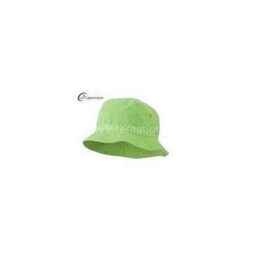 Youth Pigment Dyed Washed Cotton Fisherman Bucket Hat Apple Green for Women